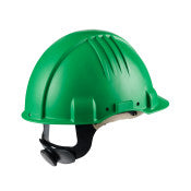 3M ™ Sicherheitshelm für hohe Temperaturen - Ratschenanpassung - ohne Belüftung - 1000 V Dielektrikum - Leder -Schweißband - grün - G3501M -gp | 1 Stück
