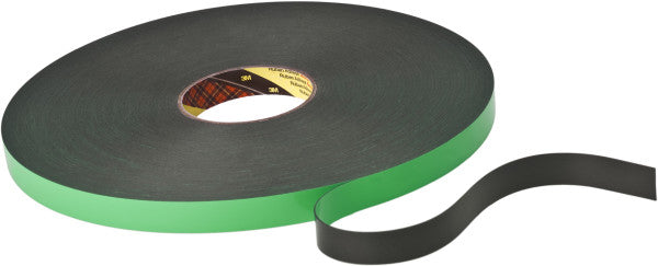 3M™ Dubbelzijdige Schuimtape 9508B, Zwart, 19 mm x 66 m, 0.8 mm
