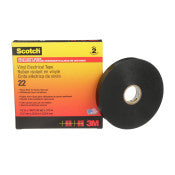 Scotch® 22 Vinyl Electro-Isolatieband - Zwart - 12 mm x 33 m - 0,25 mm | 1 Overdoos van 48 Rol