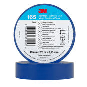 3M ™ TEMFLEX ™ Vinyl -Insolation Band 165 - Blau - 19 mm x 20 m | 1 Stück