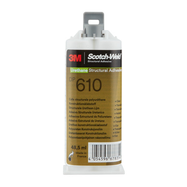 3M™ Scotch-Weld™ Structurele Polyurethaanlijm DP610, Transparant, 48.5 ml