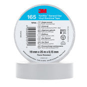 3M ™ TEMFLEX ™ Vinyl -Insolation Band 165 - Weiß - 19 mm x 25 m | 1 Exagus von 100 Rollen