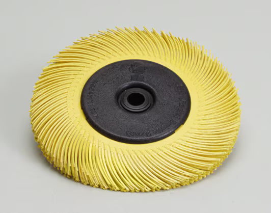Scotch-Brite™ Radial Bristle Brush BB-ZB met adapter, Type C, 152 mm x 22 mm x 25,4 mm, 1 Micron