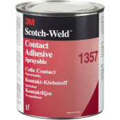 3M ™ Hoch -Qualität Neopren -Kontaktkleber 1357 - Graugrün - 1 L | 1 Stück
