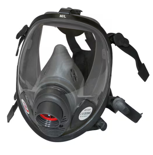 3M™ Herbruikbaar FF-603F, aan de voorkant te bevestigen volgelaatsmasker, groot, 4 stuks/doos