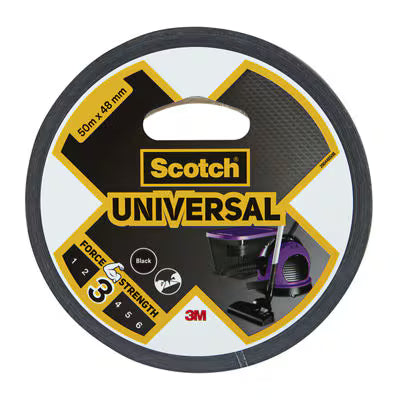 Scotch® Duct Tape, black, 50m x 48mm