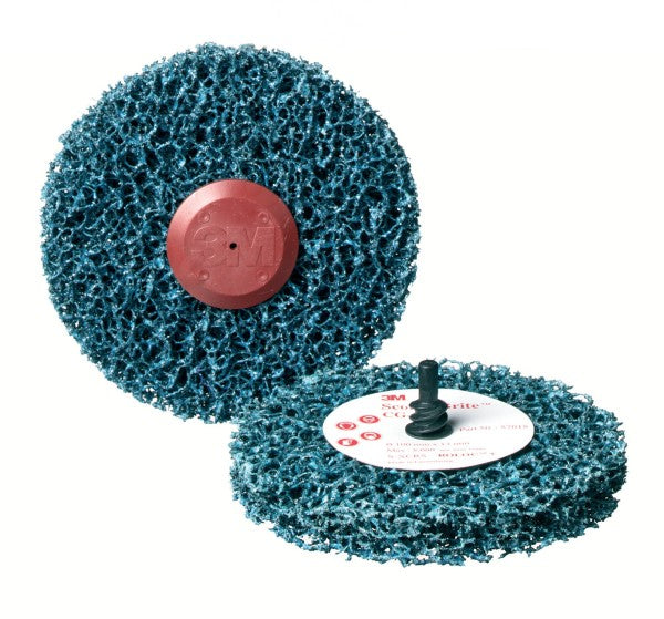 Scotch -brite ™ Roloc ™+ Clean & Strip Disk CG -ZR - Blau - 150 mm x 13 mm - s xcrs | 1 externe Schachtel 6 Stück