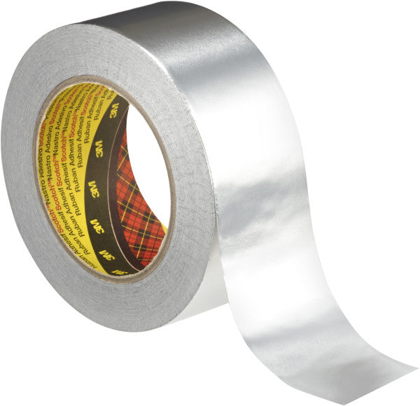 3M™ Aluminium Tape 1436, Zillver, 75 mm x 50 m