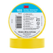 3M ™ TEMFLEX ™ Vinyl -Insolation Band 165 - Gelb - 19 mm x 20 m | Rabattpalette und 6000 Stücke