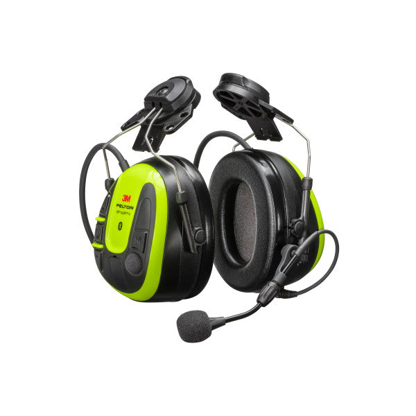 3M™ PELTOR™ WS™ ALERT™ X Headset, heldergele kappen, met helmbevestiging, compatibel met mobiele app, MRX21P3E4WS6