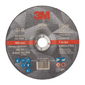 3M™ Silver Doorslijpschijf - T42 - 180 mm x 2.5 mm x 22.23 mm | Voordeelpallet a 6000 stuks