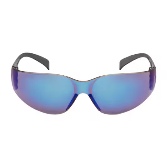 3M™ Virtua™ Safety Glasses, scratch-resistant, mirrored blue lenses, 71500-00004, 20/box