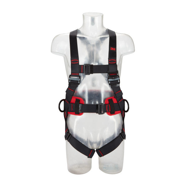 3M™ Protecta® E200 Comfort valbeveiligingsharnas voor werkpositionering, positionering, zwart, XL, 1161626