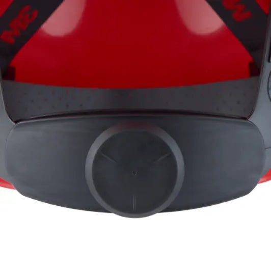 3M™ Safety Helmet, ratchet adjustment, ventilation, plastic sweatband, red, H700N-RD