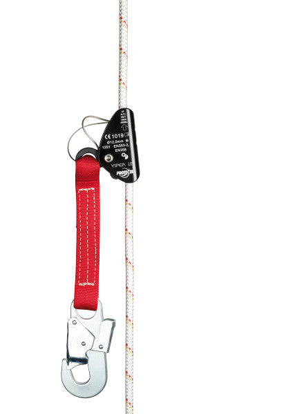 3M™ PROTECTA® Viper LT rope grab, 12.5 mm, webbingverlenging 350 mm met 20LF karabijnhaak, AC4001