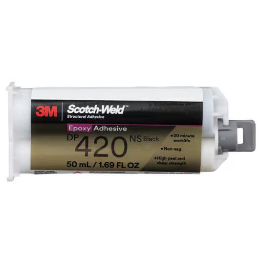 3M™ Scotch-Weld™ Epoxylijm DP420NS, Zwart, 50 ml Duo-Pak