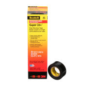 Scotch® Super 33+ Vinyl -Elektro -Isolationsband - Schwarz - 19 mm x 6 m - 0,18 mm | 1 Exagus von 100 Rollen