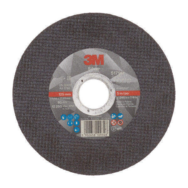 3M™ Silver Trennscheibe, T41, 125 mm x 1 mm x 22,23 mm