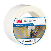 3M ™ Vinyl Tape 471 - Weiß - 50 mm x 33 m - individuell und bequem verpackt | 1 Stück