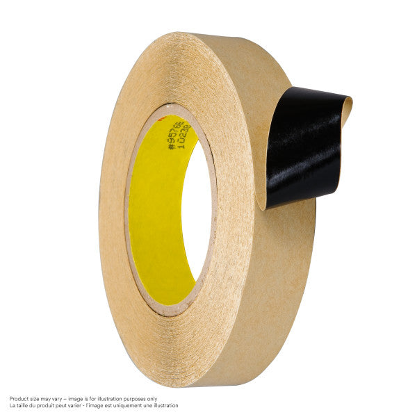 3M™ Double-Sided Tape 9576B, Black, 50 mm x 50 m, 0.102 mm