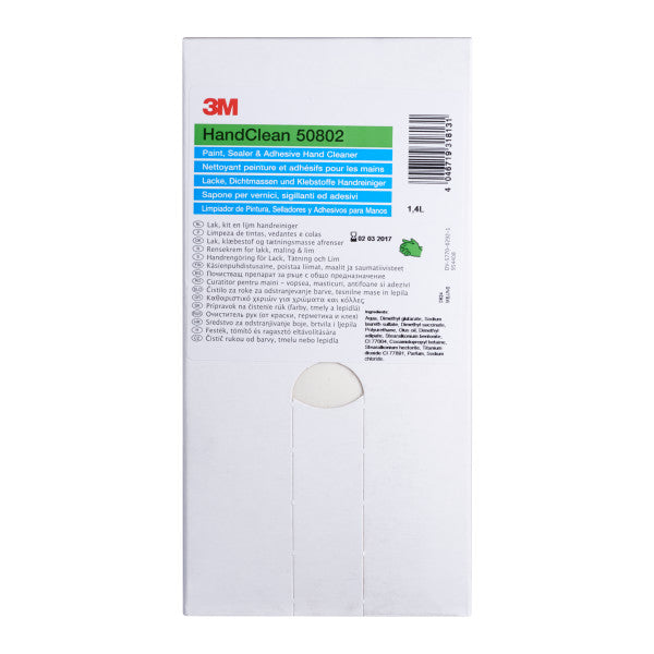 3M™ Skin Care System, Paint, Kit and Adhesive Hand Cleaner, 1.4 l, 50802