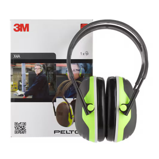 3M™ PELTOR™ Hearing Protector with Helmet Mount, Orange, X4P3E