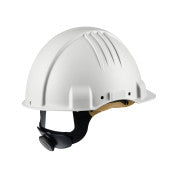 3M ™ Sicherheitshelm für hohe Temperaturen - Ratel - ohne Belüftung - 1000 V Dielektrikum - Leder -Schweißband - Weiß - G3501M -VI | 1 Übertreibung von 20 Stück