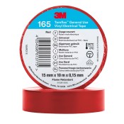 3M ™ TEMFLEX ™ Vinyl -Insolation Band 165 - Rot - 15 mm x 10 m | Rabattpalette A 10800 Stücke