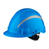 3M ™ Sicherheitshelm - Uvicator - Ratschenanpassung - Belüftung - Reflektieren - Plastik -Schweißband - Blau - G3000NUV -r -r -bb | Rabattpalette und 160 Stücke