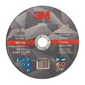3M™ Silver Doorslijpschijf - T41 - 180 mm x 3 mm x 22.23 mm | 1 Overdoos van 50 Stuk