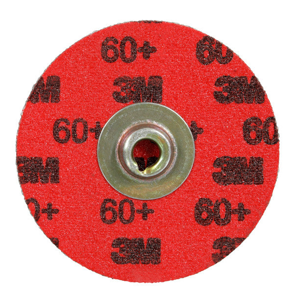 3M™ Roloc™ Duurzame randschijf Disc 767F, 60+ YF-gewicht, TSM, kastanje, 50,8 mm, matrijs RS200PM, 50/doos, 200 st./omdoos