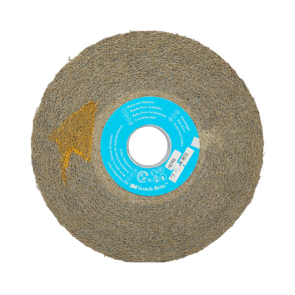 Scotch-Brite™ Finishing Wiel FS-WL, blauw, 150 mm x 25,4 mm x 25,4 mm, 8A MED