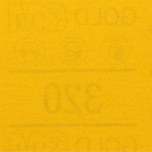 3M™ Hookit™ Gold Abrasive Disc 288U, 150 mm, 15 holes, 320 grit, 51551