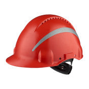 3M ™ Sicherheitshelm - Uvicator - Ratschenanpassung - Belüftung - Reflektieren - Plastik -Schweißband - Rot - G3000NUV -r -Rd | Rabattpalette und 160 Stücke