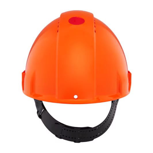 3M™ Safety Helmet, Uvicator, Pinlock, Ventilation, Plastic Sweatband, Orange, G3000CUV-OR