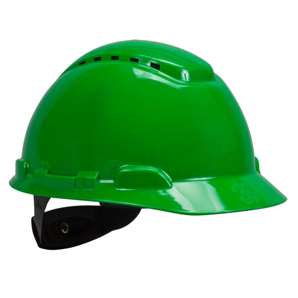 3M™ Veiligheidshelm, ratelverstelling, ventilatie, kunststof zweetband, groen, H700N-GP