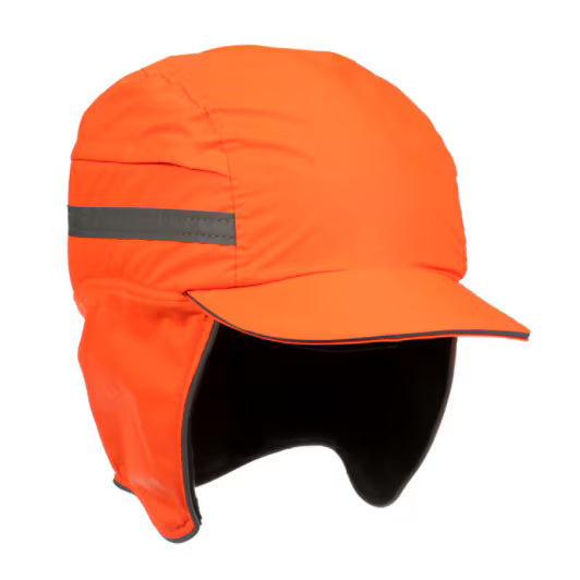 3M™ First Base™ 3 Impact Cap 2021218, Winter, hi-viz, orange, short brim, 55 mm