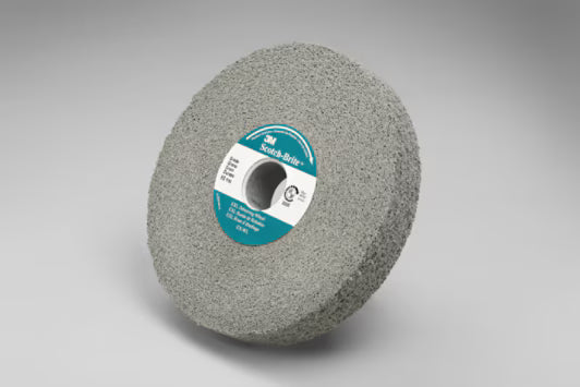 Scotch-Brite™ Ontbraamwiel DB-WL, rood, 203 mm x 50 mm x 76 mm, 9S FIN