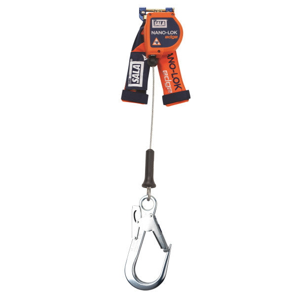 3M™ DBI-SALA® Nano-Lok™ Edge Self-Retracting Lanyard, Dual Lanyard, Cable, 2.5 m, 3500244