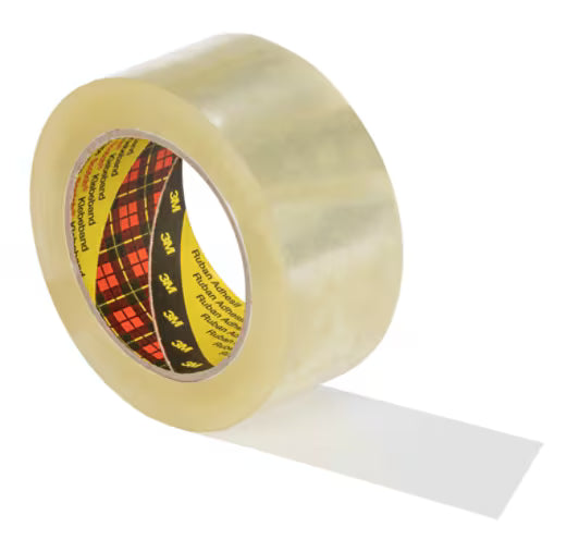 Scotch® Krachtige dozensluittape 375E, Bruin, 75 mm x 66 m, 0.075 mm