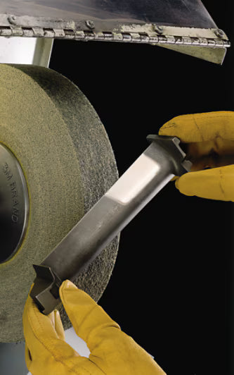 Scotch-Brite™ EXL Unitised Wheel XL-UW, 203 mm x 25.4 mm x 50.8 mm, 6A MED