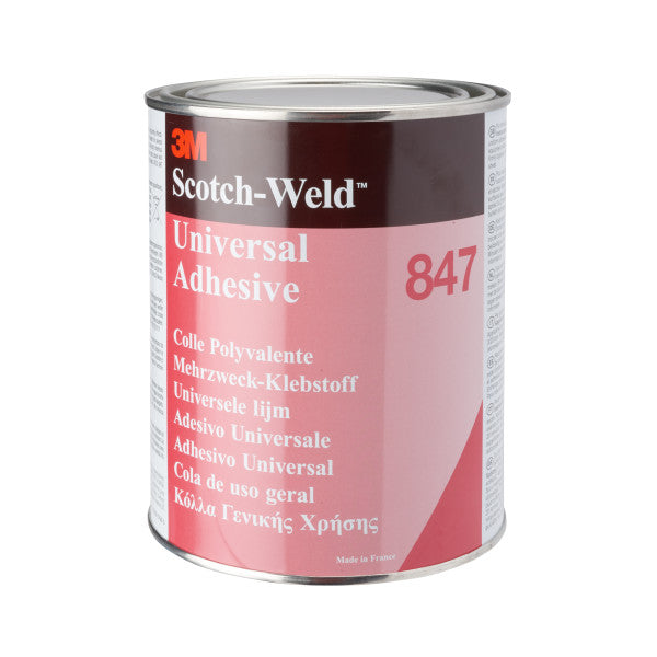 3M™ High-Performance Nitrile Adhesive for Rubber and Gaskets 847, Brown, 1 L