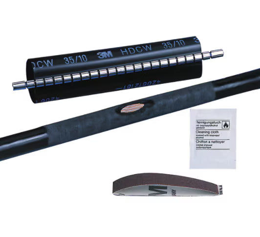 3M™ HDCW Heat Shrink Repair Sleeve, Black, 35/10 mm, 1000 mm