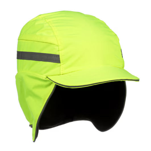 3M™ First Base™ 3 Impact Cap 2021209, Winter, hi-viz, yellow, short brim, 55 mm