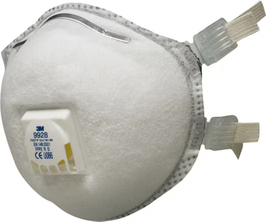 3M™ Welding Smoke Mask, FFP2, with valve, 9928