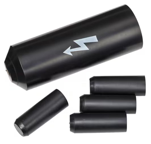 3M™ SKE S/2+3 Voltage-resistant heat-shrink end cap, Black, 4x 35 - 150 mm²