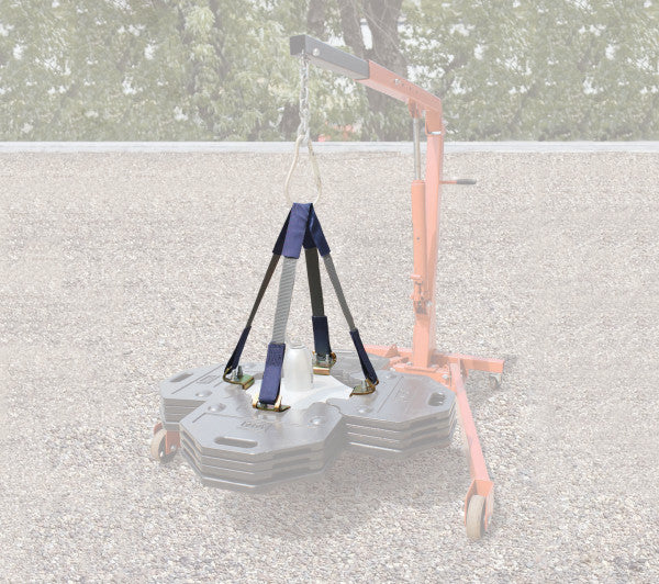 3M™ DBI-SALA® Roof Freestanding Counterweight Anchor, Silver, 2100180