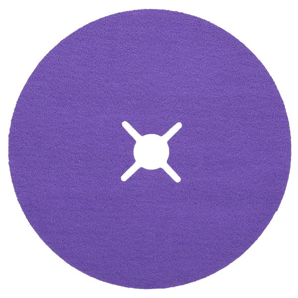 3M™ Cubitron™ 3 Fiber Disc 1187C, 80+, 180 mm x 22 mm, Slotted, 25/Bag, 100 ea/Case