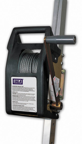 3M™ DBI-SALA® Salalift™II winch, black and anodized yellow, 36.5 m, KT2PW120L