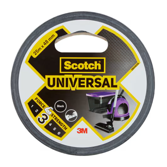 Scotch® Duct Tape, black, 25m x 48mm